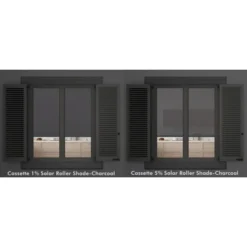 Linen Avenue Cordless Cassette 5% Solar Roller Shade,Black, Charcoal, And White -Home Decor Store GUEST cc58dcec 4aa9 447e 8b07 83e7eba615d8