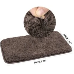 PiccoCasa Plush Shaggy Non-Slip Bath Mat Thick Bathroom Rug Show Door Mat Carpet -Home Decor Store GUEST cd4ceba2 b508 4ec6 b908 79d82957e91e