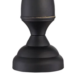 Regency Hill Ben Rustic Farmhouse Table Lamps 25" High Set Of 2 Dark Bronze Metal Beige Linen Drum Shade For Bedroom Living Room Bedside Nightstand -Home Decor Store GUEST cf0e43ba fd6b 4599 96be 6b0debc7b87d