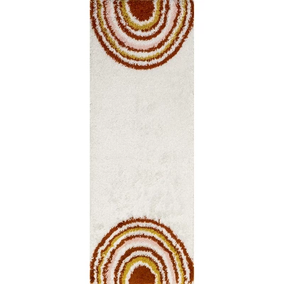 NuLOOM Dotty Half Sunset Shag Area Rug 11 NuLOOM Dotty Half Sunset Shag Area Rug - Image 9