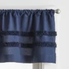 3pc Water's Edge Tufted Window Valance And Tiers Set Navy - Martha Stewart -Home Decor Store GUEST d6385739 4f09 47a2 a68c 899d5bb7dad5