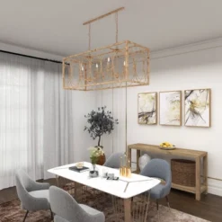 Vintage Metal Chandelier Gold - Olivia & May -Home Decor Store GUEST da1dc369 9bfd 4c67 ac5e 31399f94204e