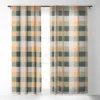 Miho Retro Color Illusion Single Panel Sheer Window Curtain - Deny Designs -Home Decor Store GUEST db872f14 1ae9 4d87 810a cdd2b1ec72e4