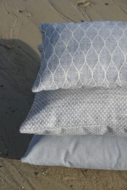 Coastal Breeze Indigo Outdoor Pillow