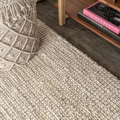 Hiro Hand Woven Chunky Jute Area Rug - JONATHAN Y 8 Hiro Hand Woven Chunky Jute Area Rug - JONATHAN Y - Image 6