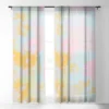 SunshineCanteen Gentle Flowers Single Panel Sheer Window Curtain - Deny Designs -Home Decor Store GUEST e15e8a01 2b38 4cb9 80d9 537f982c7800