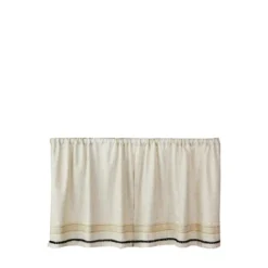 Subtle Stripe Room Darkening Rod Pocket Window Tier Pair Linen By SKL Home -Home Decor Store GUEST e2a6ad14 0032 44e4 a8cd db9dfd5a14d2
