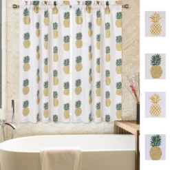 Trinity Pineapple Print Tier Small Half Window Curtains For Bathroom Kitchen Cafe 13 Trinity Pineapple Print Tier Small Half Window Curtains For Bathroom Kitchen Cafe -Home Decor Store GUEST e2fac71f c569 4374 bad3 5fa3170a0f09