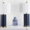 Roxanne Table Lamp (Set Of 2) - Navy - Safavieh -Home Decor Store GUEST e4499234 3ba4 4873 bf69 19d3adae2679