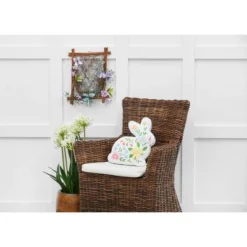 C&F Home 14" Floral Easter Bunny Spring Shaped Throw Pillow -Home Decor Store GUEST ea32bf67 963b 4f18 ba65 fb0d9c039b01
