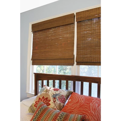 Radiance Cape Cod 30.5-in Cordless Maple Roman Shade 4 Radiance Cape Cod 30.5-in Cordless Maple Roman Shade - Image 2