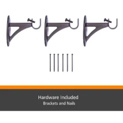 Kenney Mission 3/4" Standard Decorative Window Curtain Rod -Home Decor Store GUEST ec0e77ce 0720 4819 b8f1 f71609eb6117