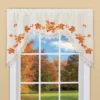 Collections Etc Embroidered Leaves Valance -Home Decor Store GUEST edee6302 8136 469a bd44 a8fa494ae77d