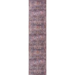 Victoria Ornate Persian All-Over Machine-Washable Area Rug - JONATHAN Y