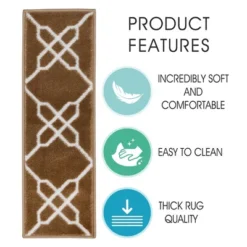 Sussexhome Zigzag Collection Non-Slip Carpet Stair Treads, 9" X 28" -Home Decor Store GUEST f0c69ced 770a 44e6 a255 cdcb7db429b2