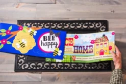 Evergreen Indoor Outdoor Doormat Bundle Set Of 5 - Frame And 4 Welcome Seasonal Inserts Winter Cardinal Halloween Thanksgiving Christmas -Home Decor Store GUEST f0f33bb2 b1fb 4ef9 88ac 6e6bc3e967ba