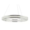 24.7" Crystal/Metal Round Benton Chandelier (Includes Energy Efficient Light Bulb) Silver - JONATHAN Y -Home Decor Store GUEST f1c7d6ec 449b 4991 8917 058c71e33101