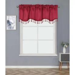 Kate Aurora Luxurious Solid Colored Scalloped Rod Pocket Window Valance With Crystal Beaded Trim 13 Kate Aurora Luxurious Solid Colored Scalloped Rod Pocket Window Valance With Crystal Beaded Trim -Home Decor Store GUEST f22e1b64 b222 41da 84d4 ef1e67c22d6a