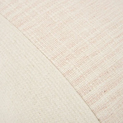 20"x20" Oversize Color Block Polyester Filled Square Throw Pillow Blush - Donny Osmond Home 4 20"x20" Oversize Color Block Polyester Filled Square Throw Pillow Blush - Donny Osmond Home - Image 2