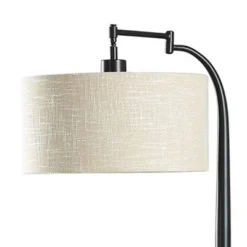65" Mid-Century Modern Style Floor Lamp With Swing Arm Feature Bronze - StyleCraft