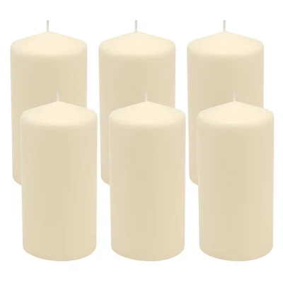 6pk Pillar Candles Ivory - Stonebriar Collection 11 6pk Pillar Candles Ivory - Stonebriar Collection - Image 9