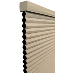 Linen Avenue Cordless Blackout Cellular Shade, Muslin