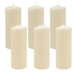 6pk Pillar Candles Ivory - Stonebriar Collection 21 6pk Pillar Candles Ivory - Stonebriar Collection -Home Decor Store GUEST fa21efcb e596 4dd3 b151 b29264f4f6a5