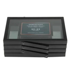 Northlight 20" Contemporary Collapsible Rectangular 4" X 6" Photo Picture Frame - Black -Home Decor Store GUEST fbea3cd0 29b5 4838 bc3f f48c4390d890