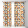 Avenie Citrus Fruits Blue Single Panel Sheer Window Curtain - Society6 -Home Decor Store GUEST fc42af63 39b4 4bed 96d4 4554ba8f3893