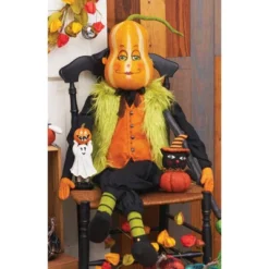 Gallerie II 7" Kid Ghost With Trick-or-Treat Sign Halloween Figure Decoration -Home Decor Store GUEST fd585b86 1417 42df 90f8 33be33e7503c