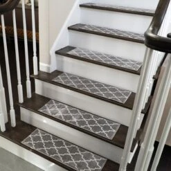Sussexhome Stair Treads Trellisville Collection Contemporary And Soft, Adhesive Tape, 9" X 28" , Pack Of 4/7/13/15 15 Sussexhome Stair Treads Trellisville Collection Contemporary And Soft, Adhesive Tape, 9" X 28" , Pack Of 4/7/13/15 -Home Decor Store GUEST fe00d7f5 acb7 4e70 b3ea 8778b0c0136f