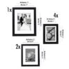 Americanflat Picture Frame Set Of 7 Pieces With Tempered Shatter-resistant Glass - Available In A Variety Of Sizes And Styles 1 Americanflat Picture Frame Set Of 7 Pieces With Tempered Shatter-resistant Glass - Available In A Variety Of Sizes And Styles -Home Decor Store GUEST fef4b26d 277d 45de b4e0 601d38da5b2e