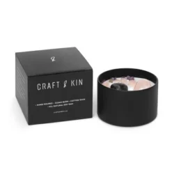 Craft & Kin Aromatherapy Crystal Scented Candles - 6 Oz -Home Decor Store GUEST ff57c3e5 f97c 4ef7 a068 d987020ad92b